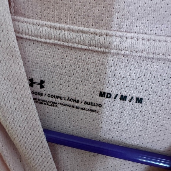 Under Armour Light Pink Athletic Top - Picture 3 of 4